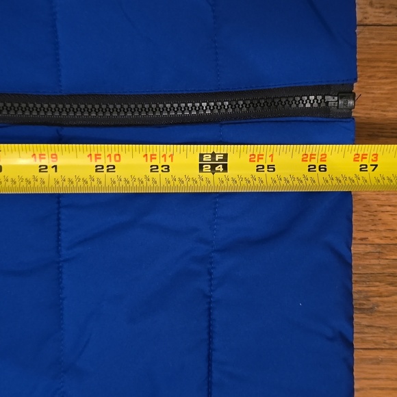 A.N.A BRAND WOMEN'S BOLD BLUE FAUX FUR HOODED WINTER COAT SIZE SMALL - Picture 15 of 16